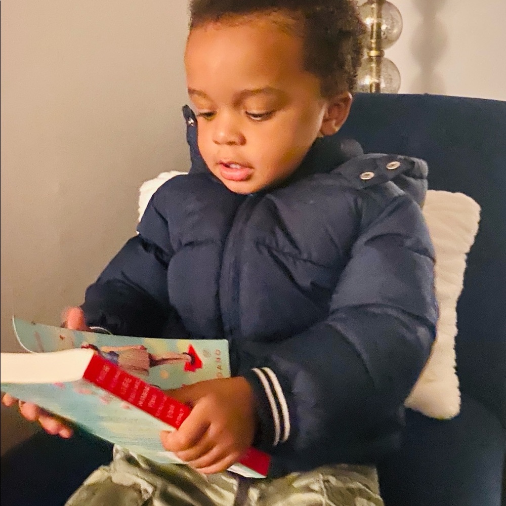 Gap Navy Blue Puffy Coat- Toddler Boys